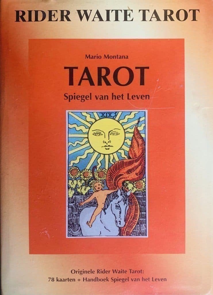 Rider Waite Tarot Set - Boek & Kaarten, Verzenden, Zo goed als nieuw, Tarot of Kaarten leggen, Achtergrond en Informatie