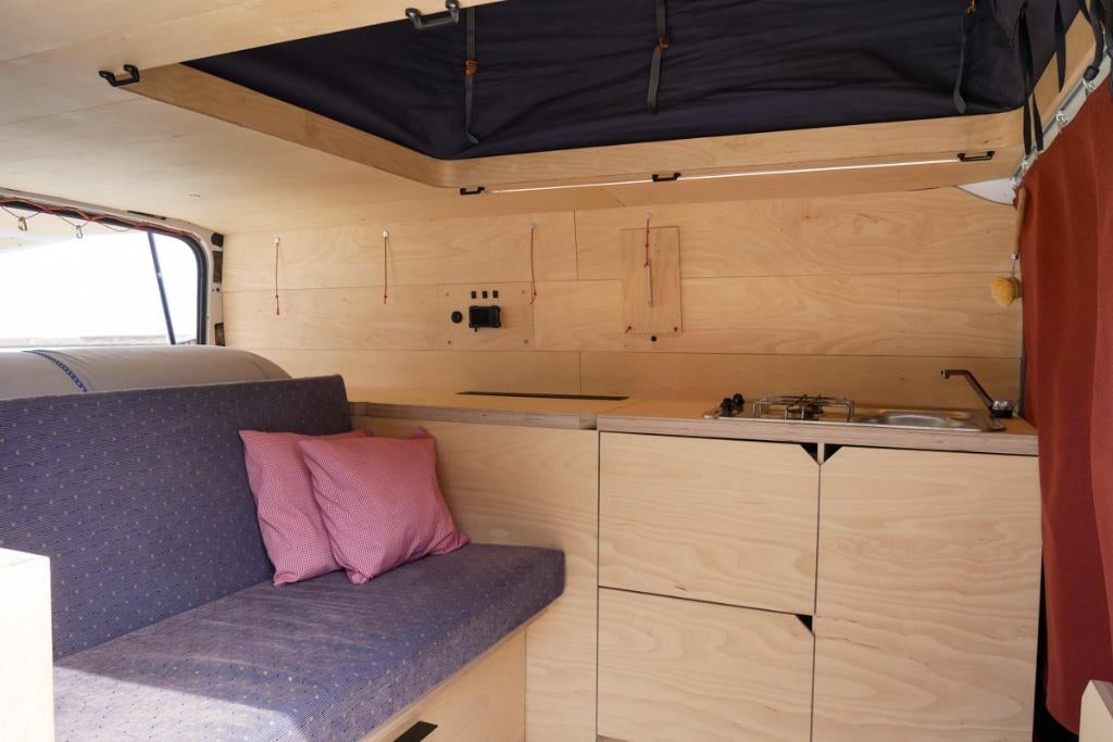 Ford Transit Camper | Nette Inbouw | 2013 | Pop Top, Caravans en Kamperen, Ford, Tot en met 2, Particulier, Reservewiel