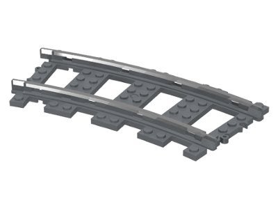 Dark Bluish Gray Train, Track 9V Curve, Gebruikt, Overige thema's, Lego, Overige typen