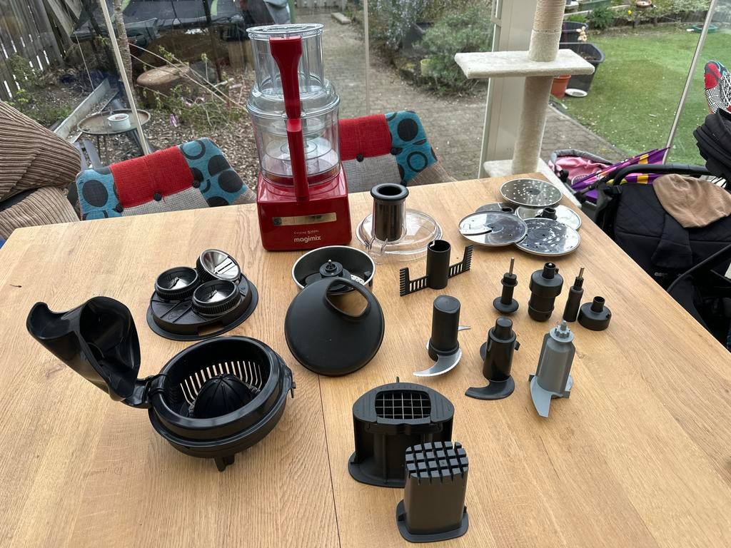 Magimix 5200 XL Max foodprocessor, Witgoed en Apparatuur, 4 liter of meer, 3 snelheden of meer, Ophalen of Verzenden, Zo goed als nieuw