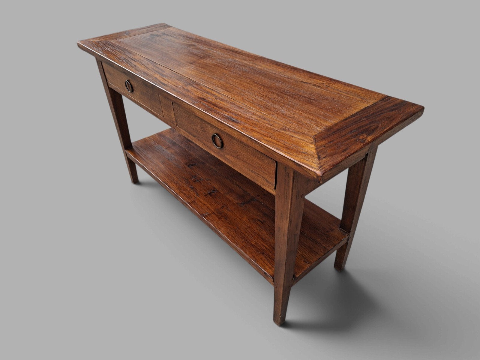 Klassieke sidetable, wandtafel, console, Ophalen of Verzenden, Zo goed als nieuw, 25 tot 50 cm, Rechthoekig