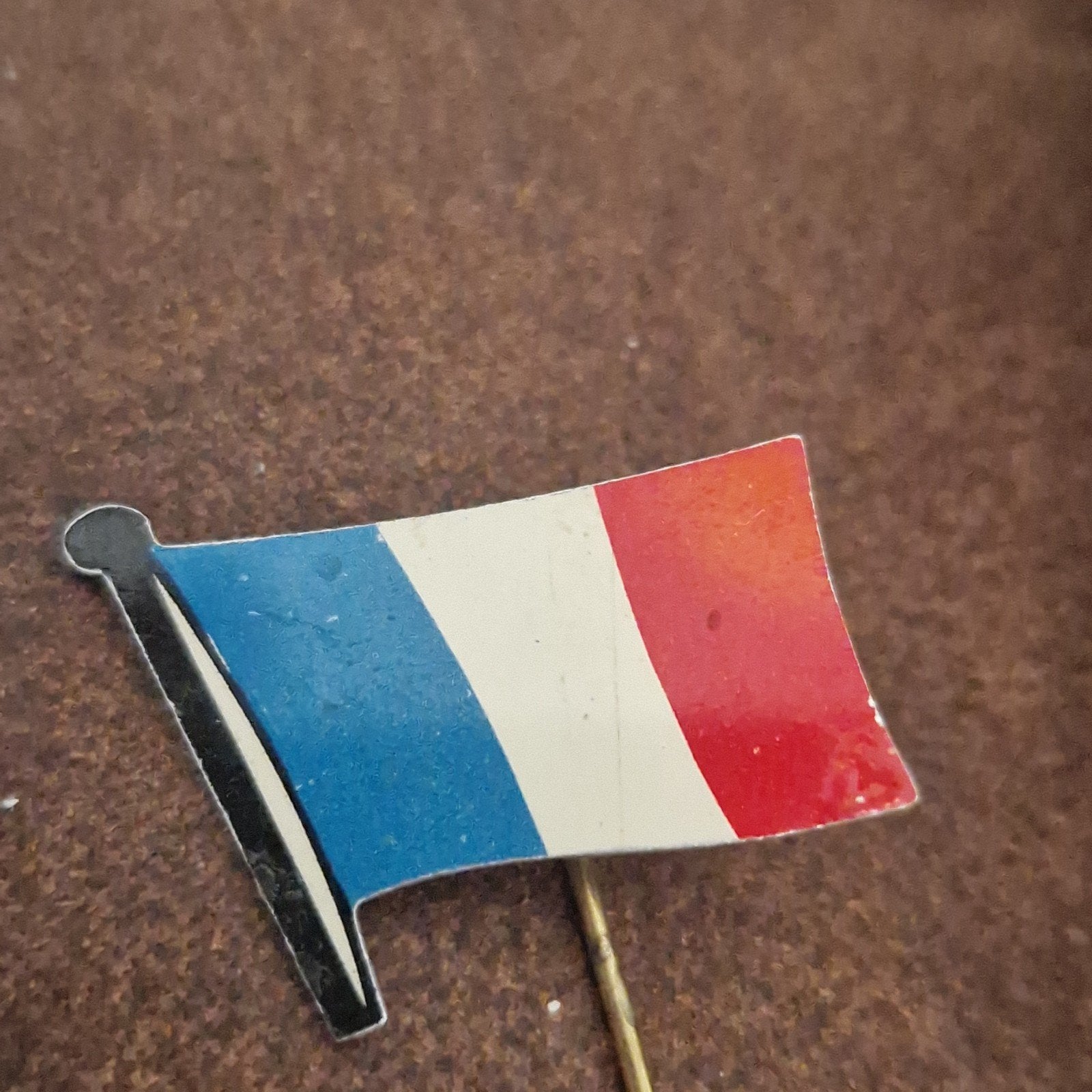 SPELDJE Vlag Frankrijk, Diversen, Vlaggen en Wimpels, Ophalen of Verzenden, Zo goed als nieuw