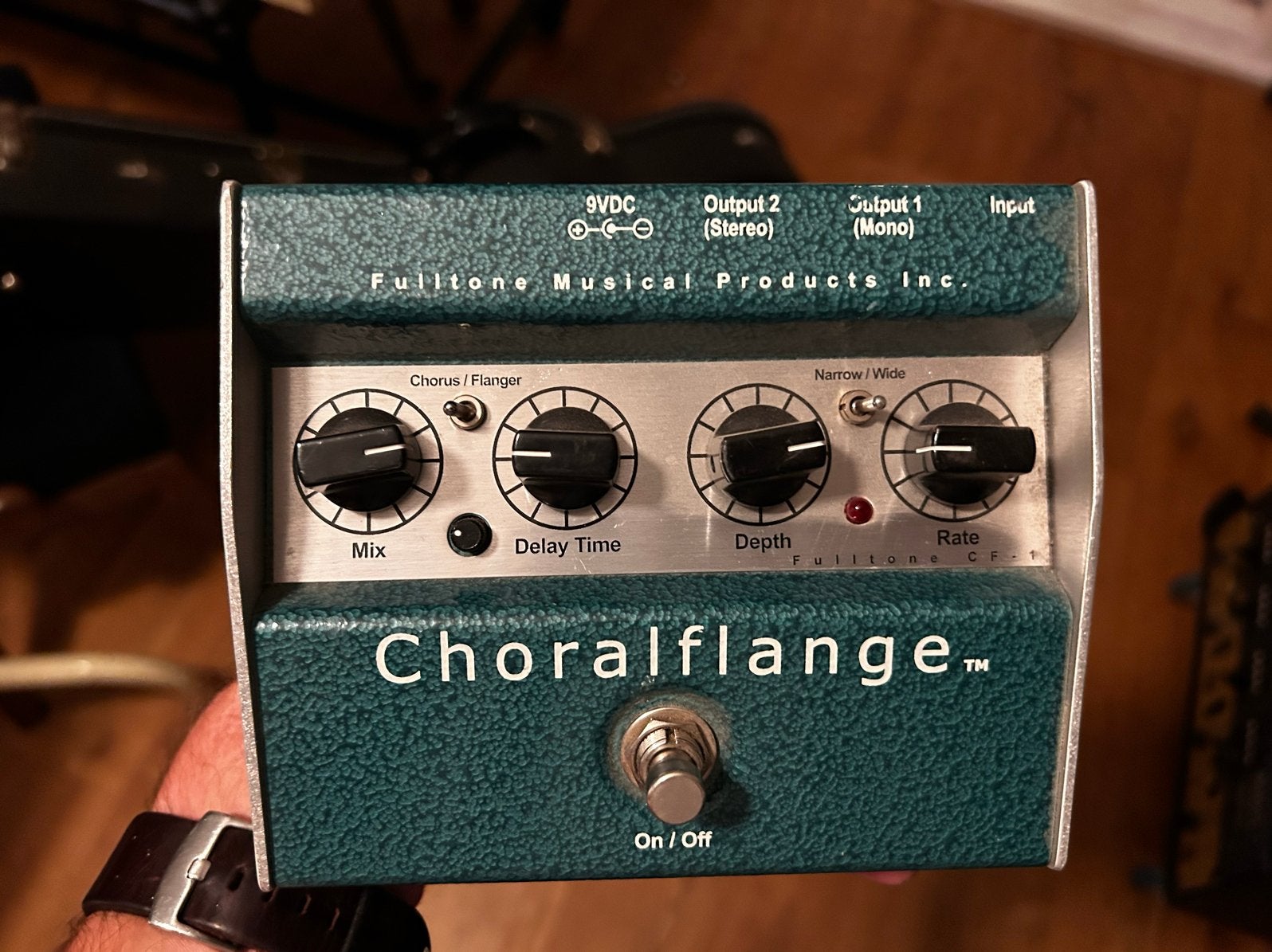 Fulltone Choralflange CF-1 gesigneerd!, Ophalen of Verzenden, Gebruikt, Chorus