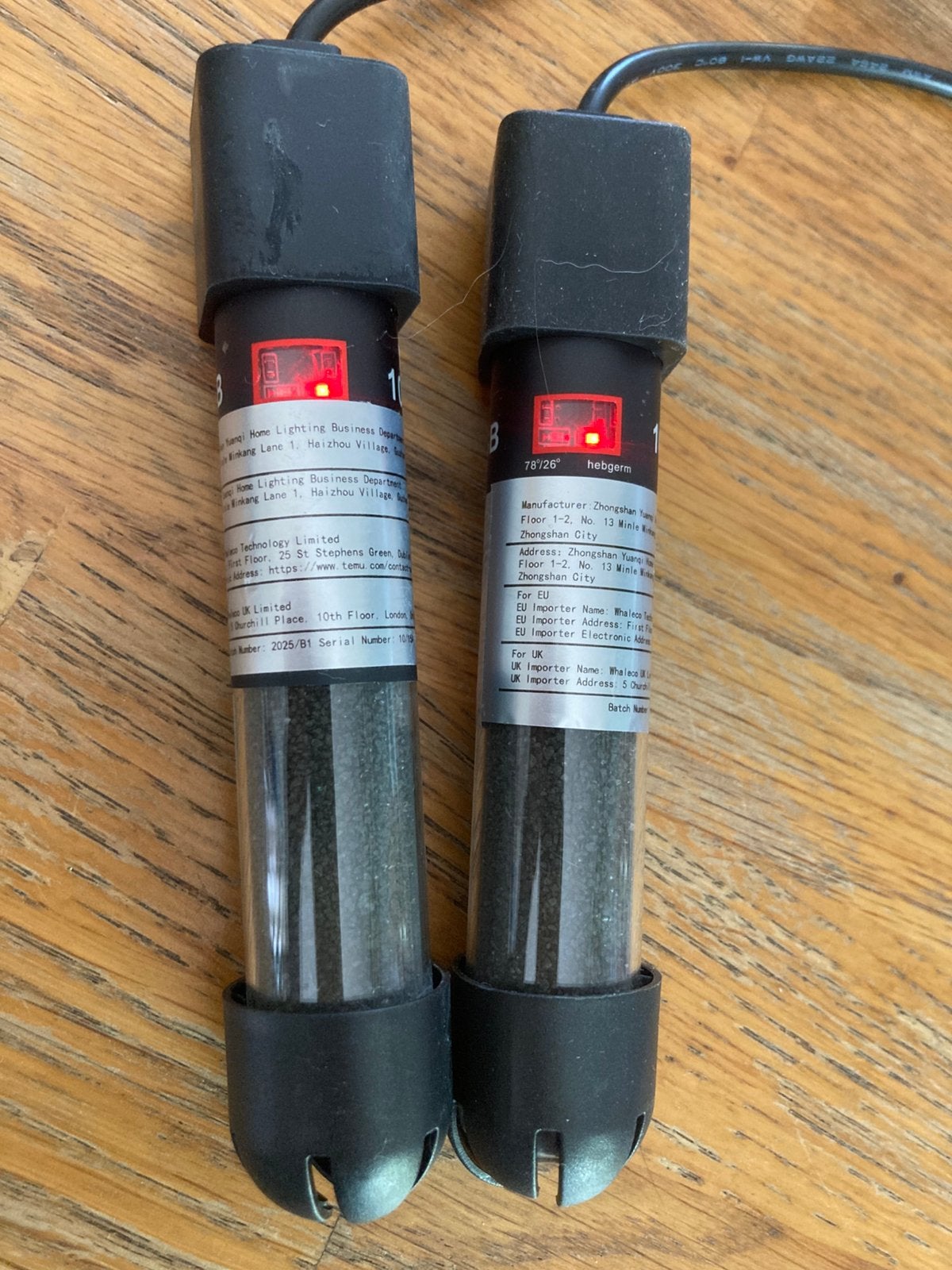 AQUARIUM WATERVERWARMERS, Ophalen of Verzenden, Zo goed als nieuw, Verlichting of Verwarming