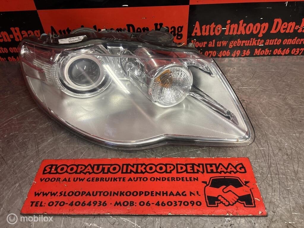Volkswagen Touareg ('07-'10) BI Xenon Koplamp Rechts | HELLA, Gebruikt, Volkswagen, Ophalen of Verzenden