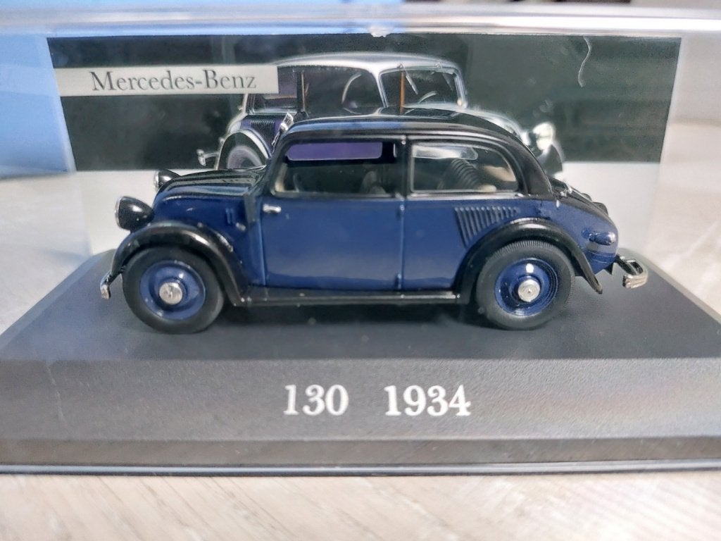 Mercedes-Benz 130 1934 IXO Mercedes Coll DeAgostini 1:43 OVP, Ophalen of Verzenden, Nieuw, Auto, Overige merken