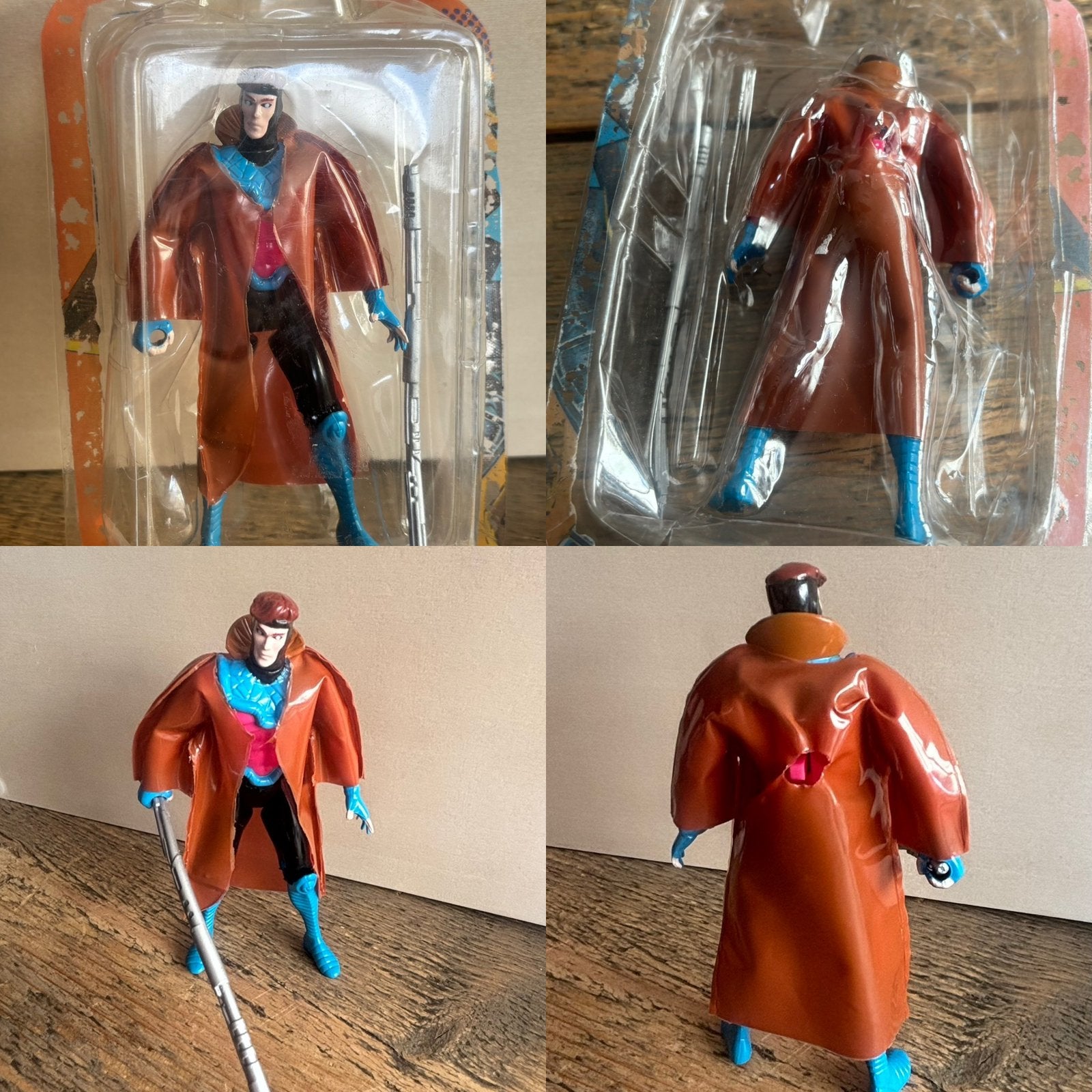 New: Vintage Marvel X-Men Gambit actiefiguur (Toy Biz, 1992), Ophalen of Verzenden, Nieuw