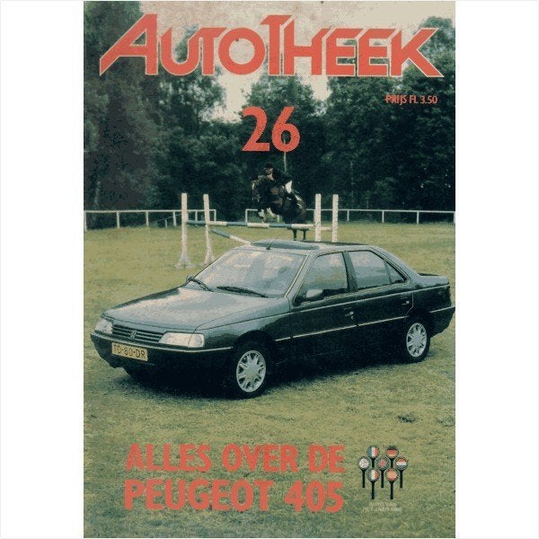 Peugeot 405 Brochure 1988 #2 Nederlands, Ophalen of Verzenden, Gelezen, Peugeot
