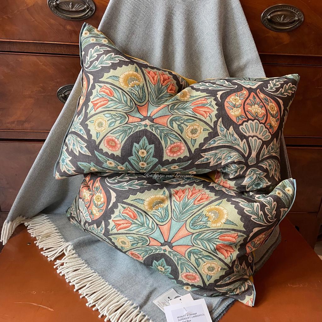 Handgemaakte woonkussen SET ILIV Murano Art Deco, Westdijk 41 3241 GT Middelharnis, Info@hetlijstjevanante.nl, Overige kleuren