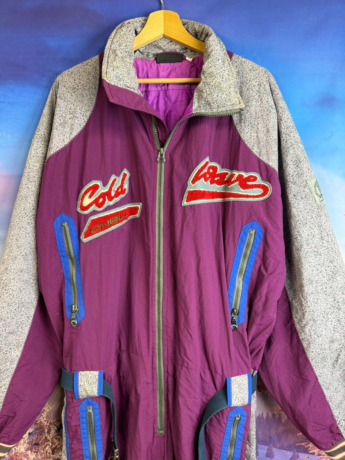 Vintage Fout Skipak van O’neill maat 52 / L, Ophalen of Verzenden, Zo goed als nieuw, Maat 52/54 (L), Pak