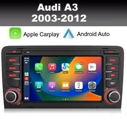 Audi A3 8P 2003-2012 navigatie android 14 carplay dab+ wifi, Auto diversen, Ophalen of Verzenden, Nieuw