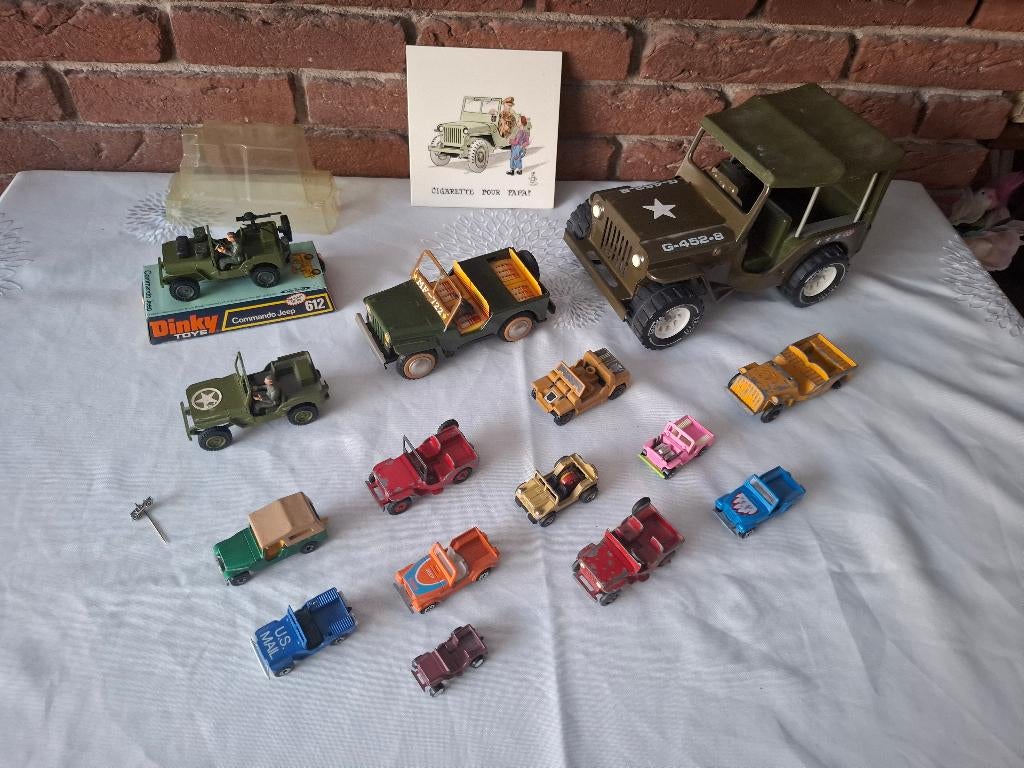 Jeep Willy auto leger voertuigen Jeep speld Dinky Toys etc., Verzenden, Landmacht, Nederland, Overige typen