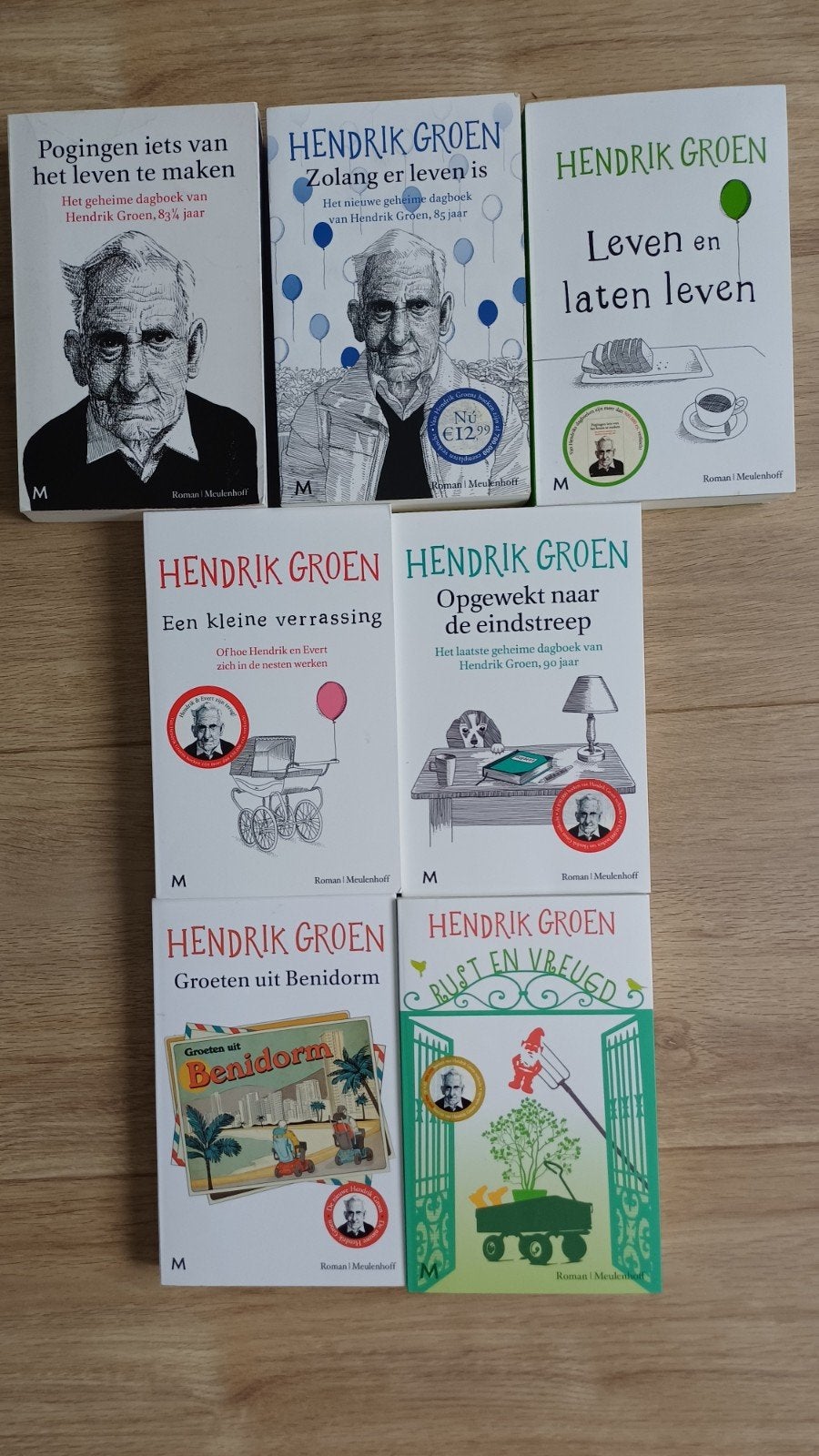 7x Hendrik Groen, Ophalen of Verzenden, Zo goed als nieuw