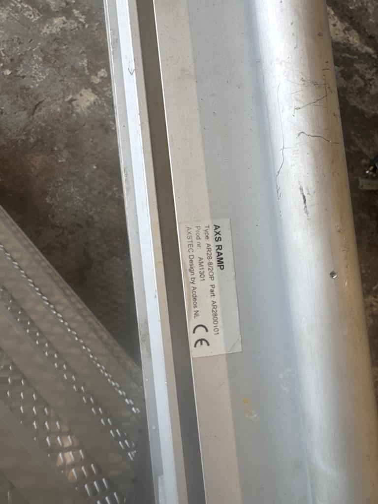 Rolstoel / loopbordes. Alumium. 2,80x 0,90, Ophalen, Duwrolstoel