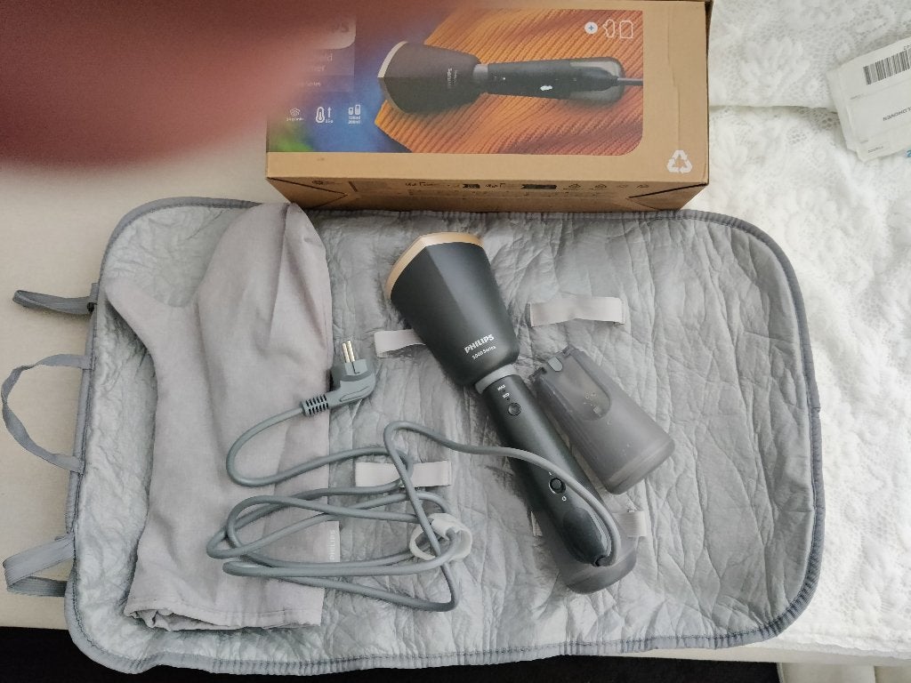 Handheld steamer., Ophalen