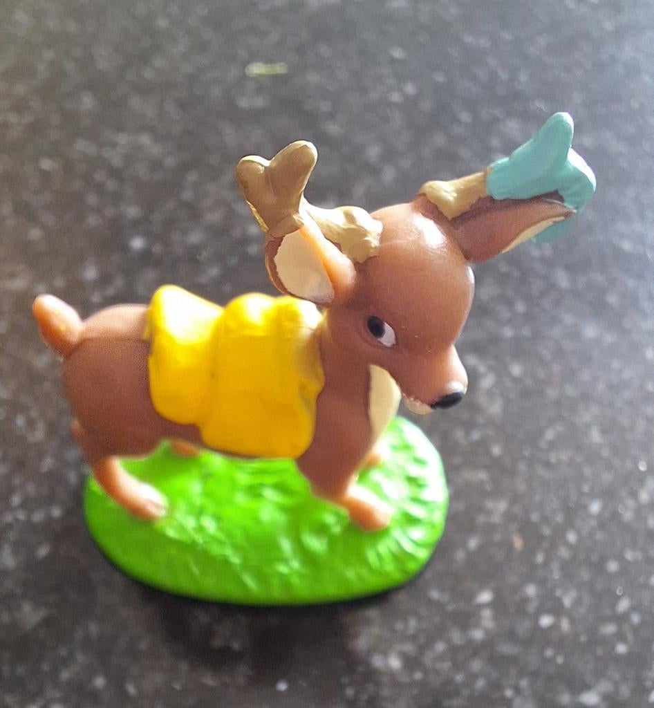 Vintage Disney Bambi figuurtje - Collectors item, Ophalen of Verzenden, Bambi of Dumbo, Gebruikt, Beeldje of Figuurtje