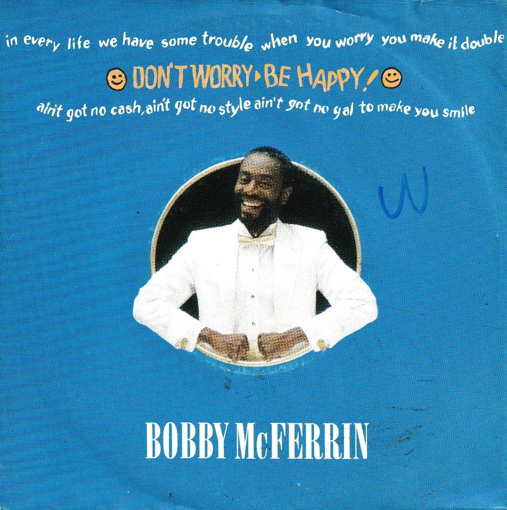 Bobby McFerrin - Don't worry be happy, Cd's en Dvd's, Vinyl Singles, Ophalen of Verzenden, Gebruikt, 7 inch, Pop