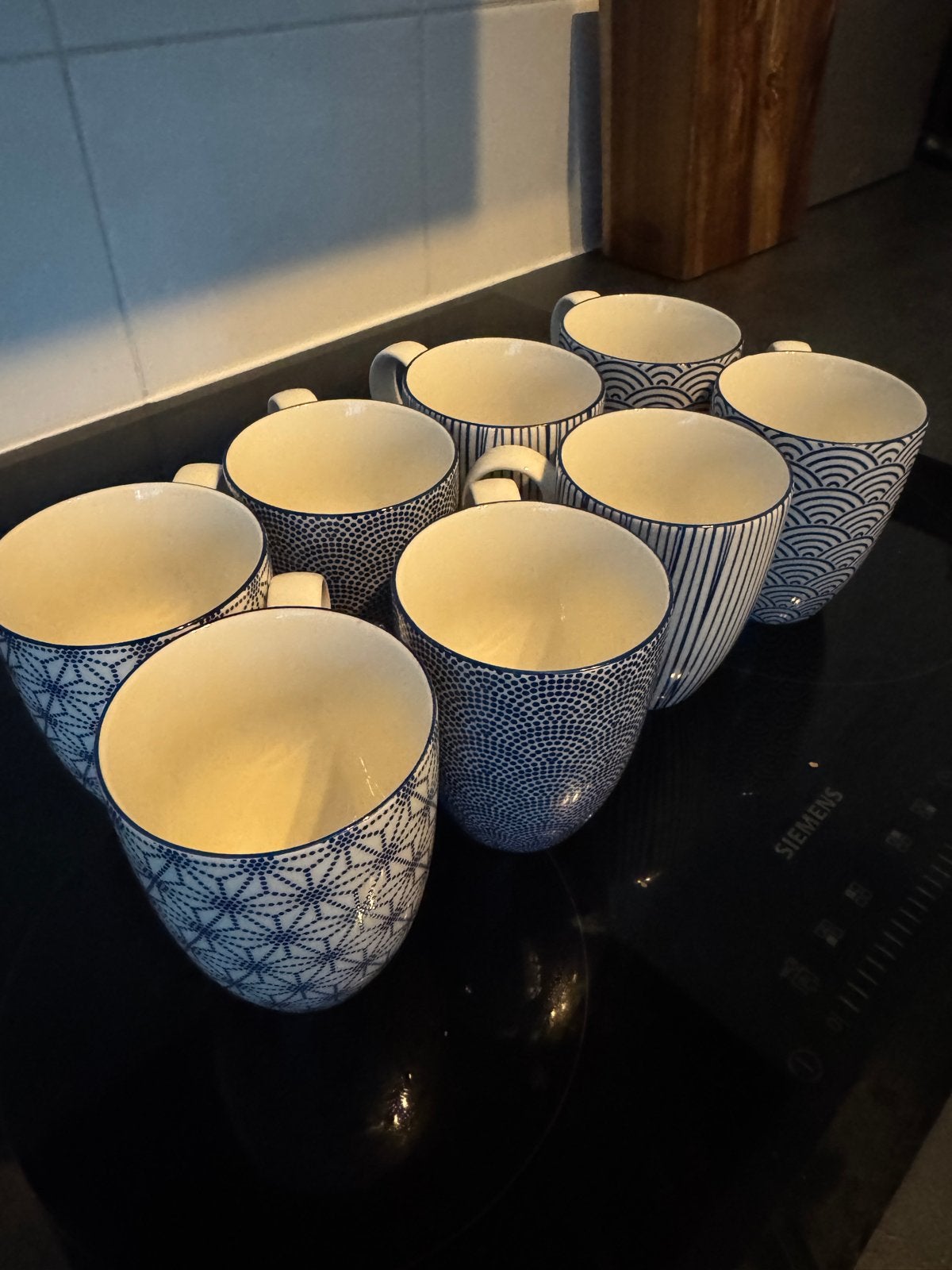 Tokyo Design Studio Nippon Blue Mokken Set (8 stuks), Huis en Inrichting, Ophalen, Zo goed als nieuw, Steen/keramiek, Overige merken