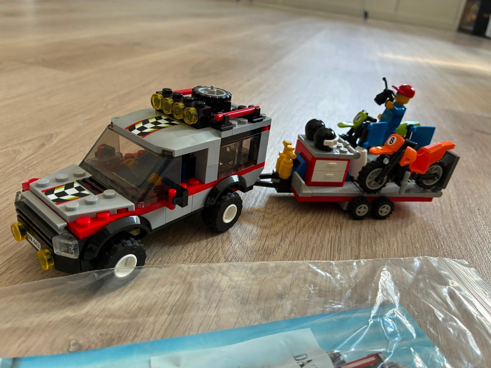 Lego City 4433: Dirt Bike Transporter met instructies, Kinderen en Baby's, Lego, Ophalen of Verzenden, Compleet, Complete set