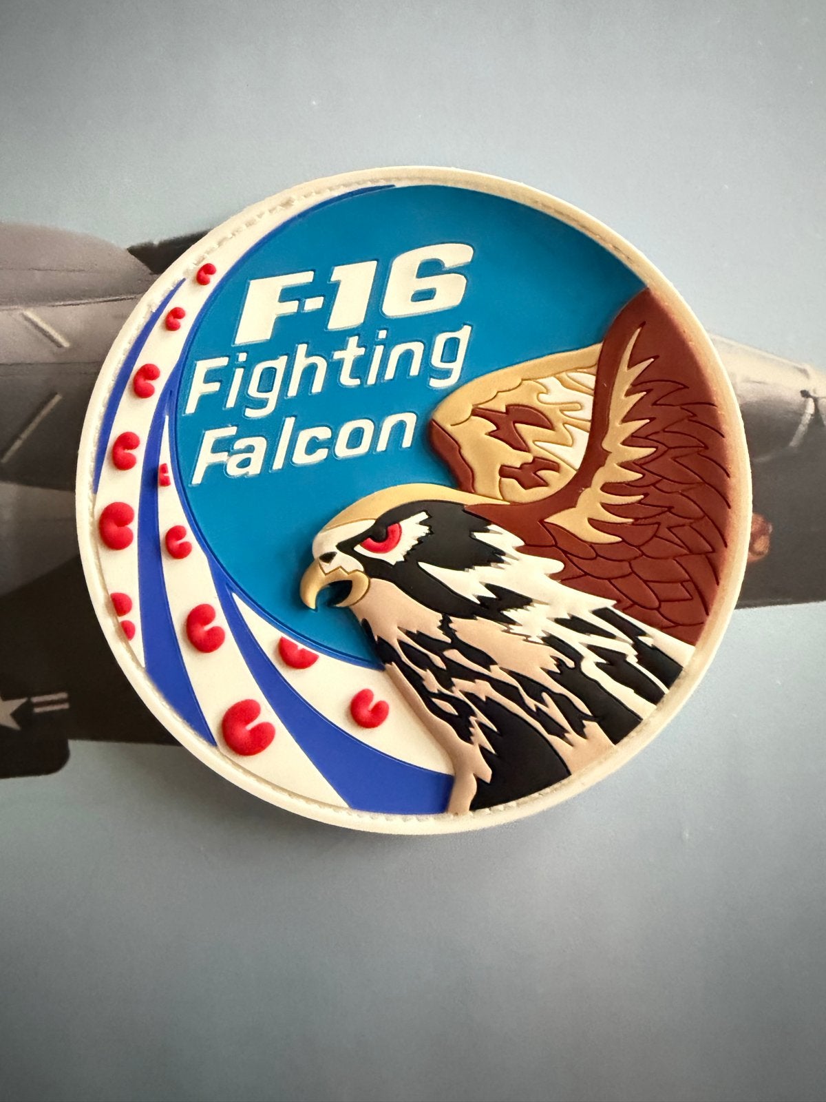 F-16 Fighting Falcon PVC patch 322 sqn Rnlaf, Verzamelen, Militaria | Algemeen, Ophalen of Verzenden, Luchtmacht, Nederland, Embleem of Badge