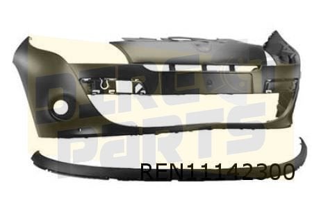 Renault Megane III (12/08-7/16) Voorbumper (bij PDC) (te spu, Auto-onderdelen, Carrosserie en Plaatwerk, -, -, Nieuw, Ophalen of Verzenden