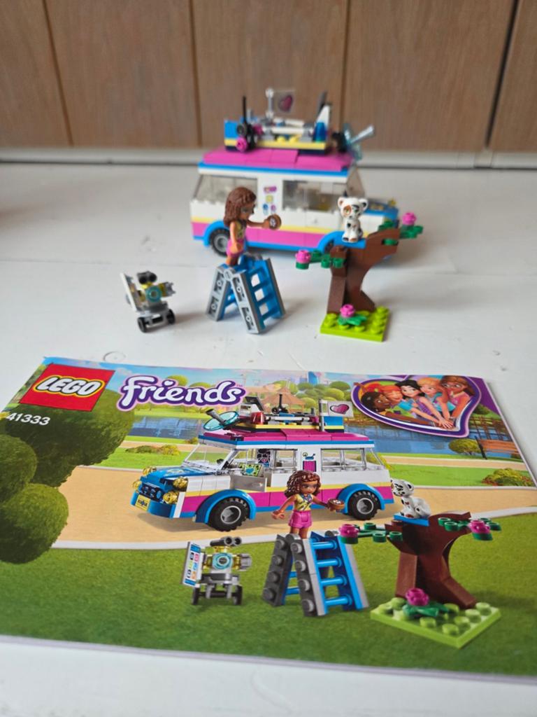 Lego Friends 41333 Olivia's missievoertuig, Lego, Ophalen of Verzenden, Zo goed als nieuw, Complete set