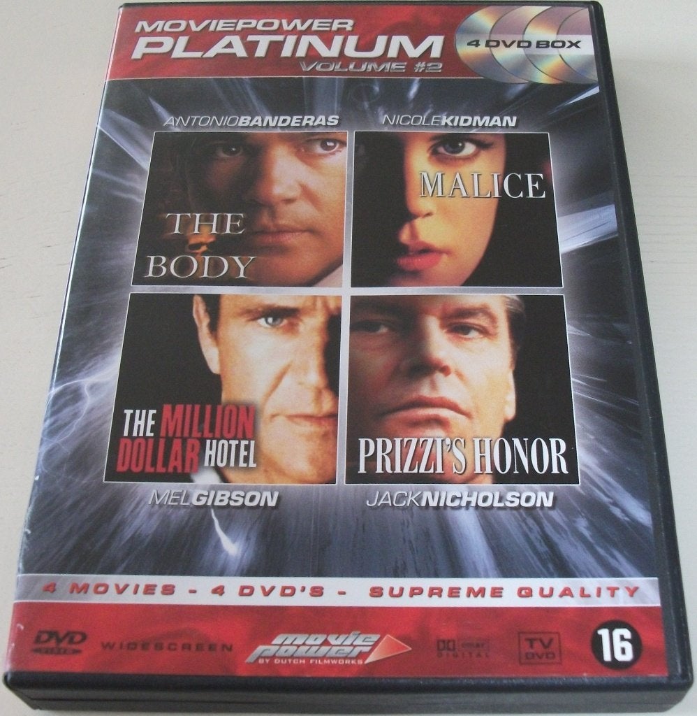Film-Box *** MOVIEPOWER PLATINUM *** 4-Disc Boxset, Engels, Nederlands, Ophalen of Verzenden, Zo goed als nieuw