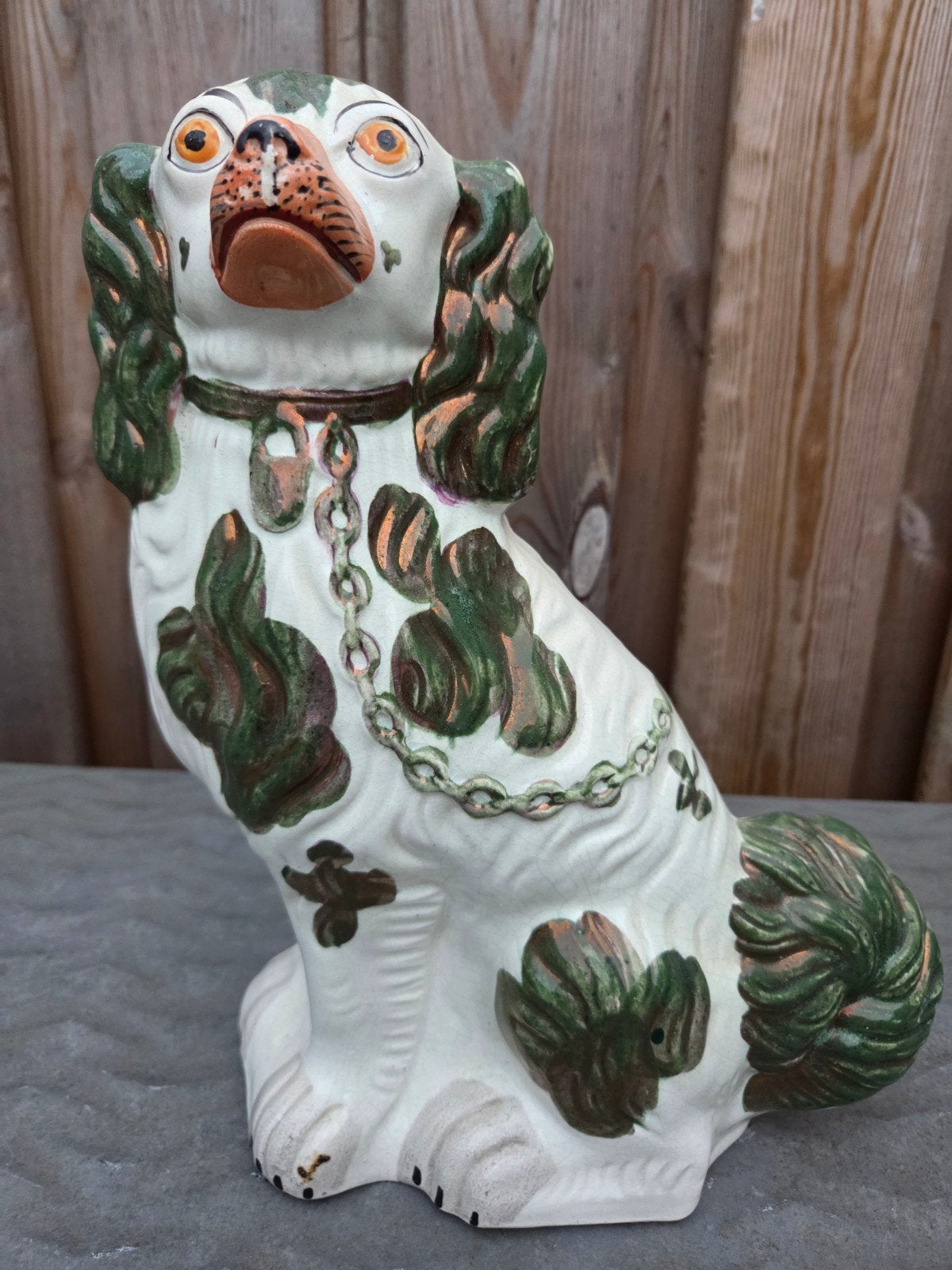 Antieke Staffordshire hond beeldje, Cavalier King Charles, Ophalen