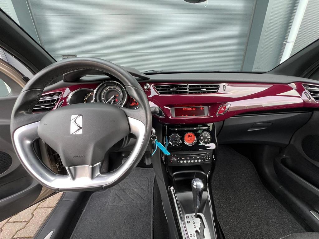 Citroen DS3 1.6 VTI So Chic| Automaat| Airco| Lmv, Euro 5, Stof, Gebruikt, 4 cilinders