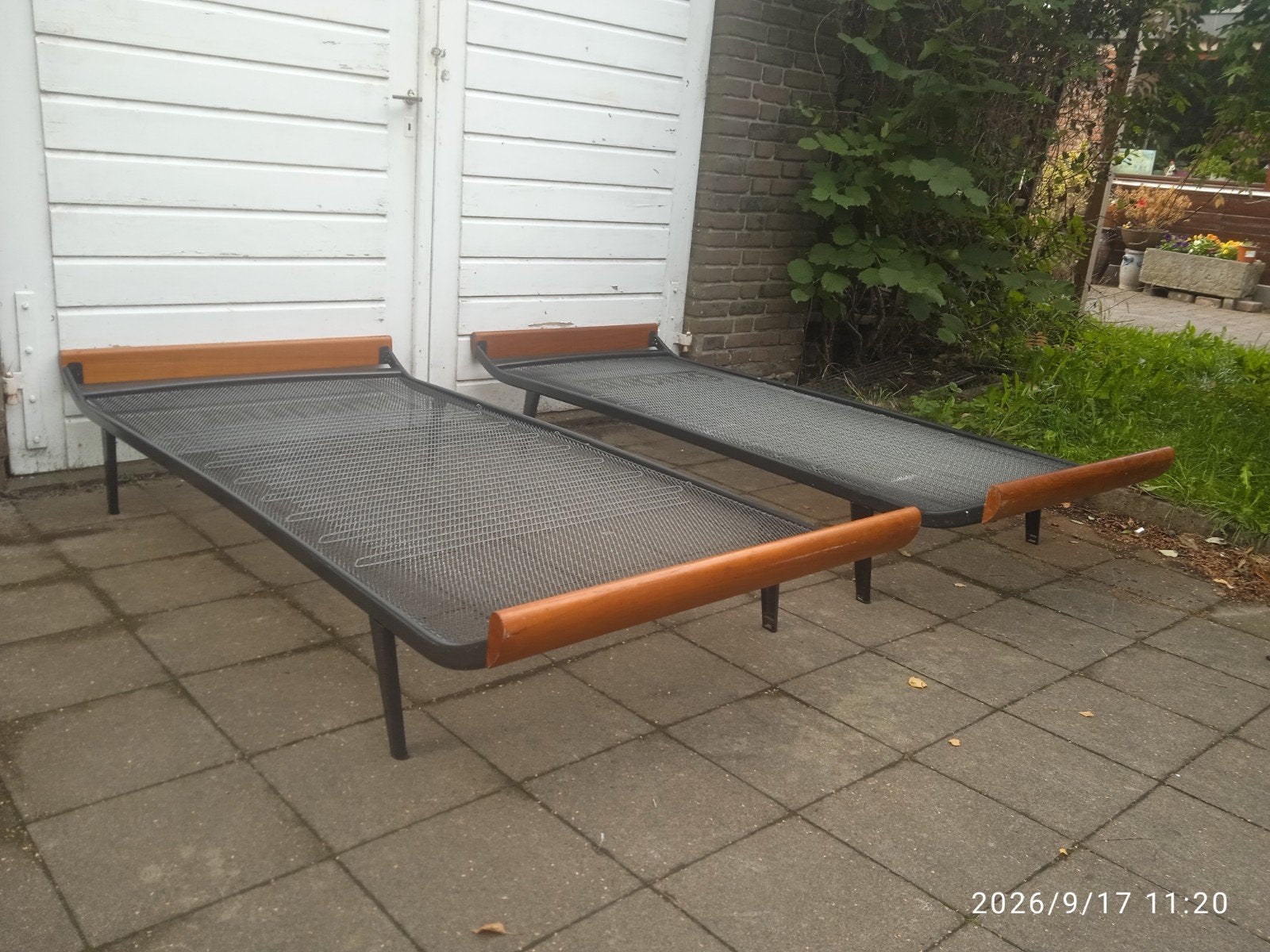 Cleopatra daybeds Auping Dick Cordemeijer, Ophalen, 90 cm, Eenpersoons, Zwart
