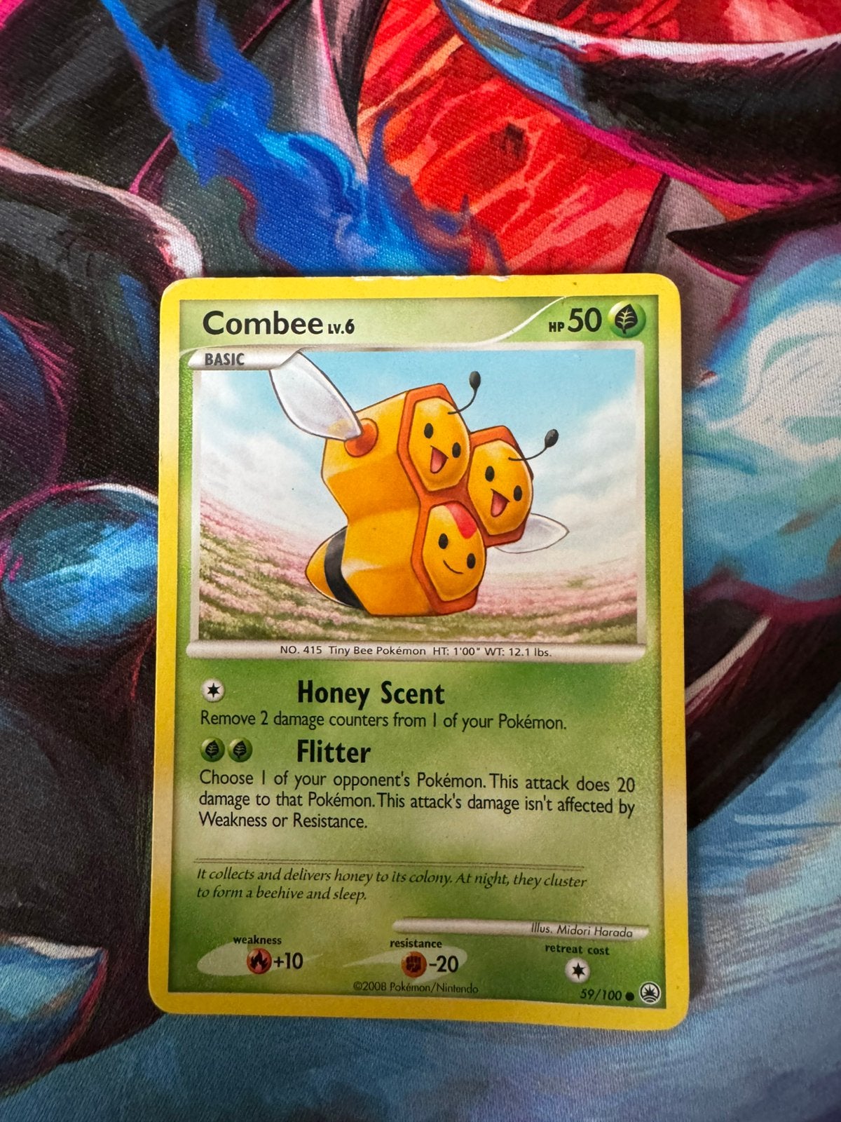 Pokémon kaarten Combee #59, Ophalen of Verzenden, Zo goed als nieuw, Losse kaart
