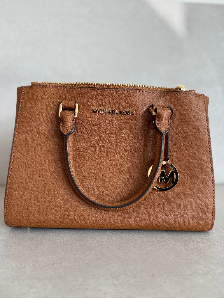 Handtas Michael Kors, Ophalen of Verzenden, Zo goed als nieuw, Bruin, Handtas