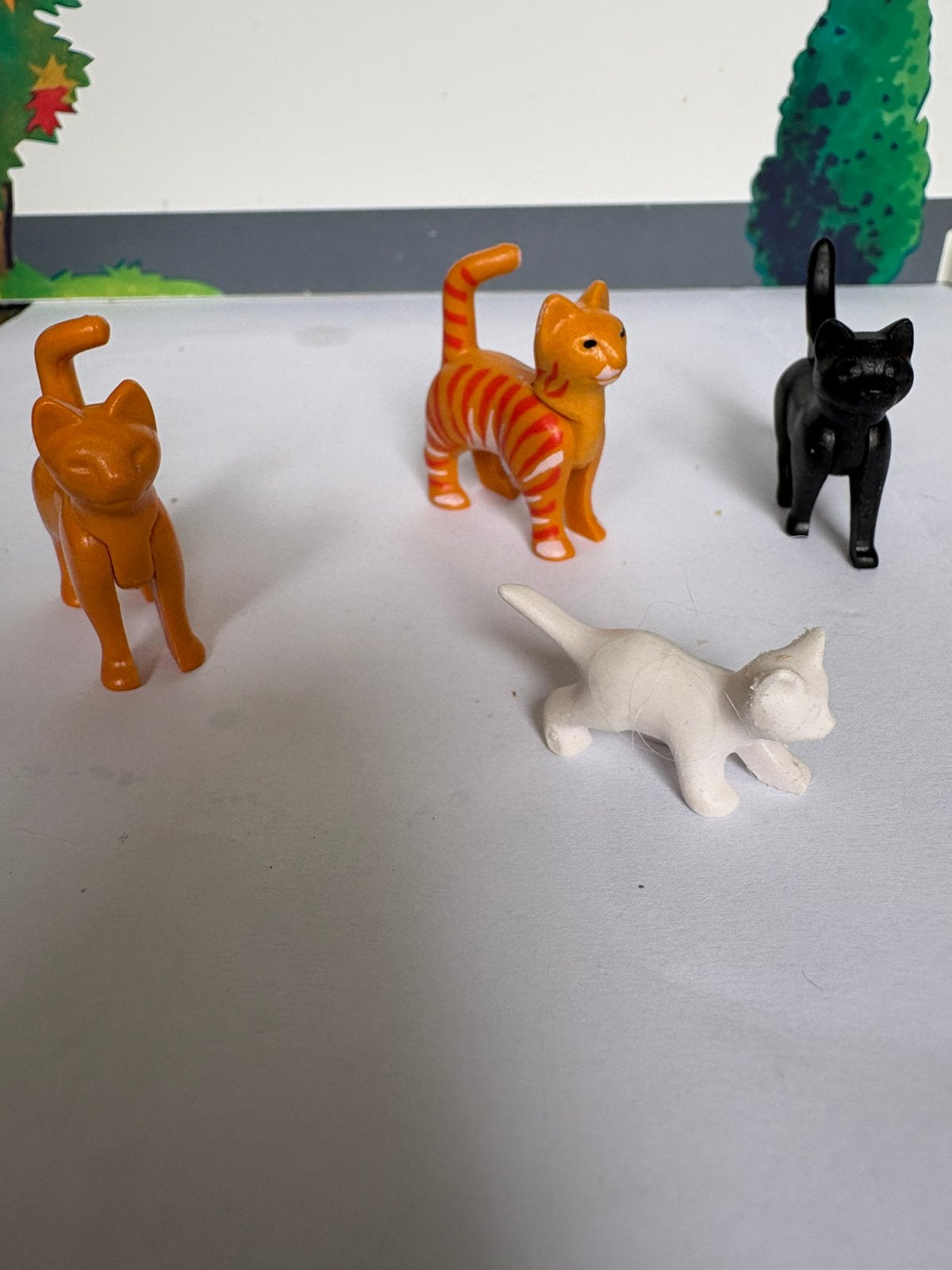 Playmobil katten, Verzamelen, Verrassingseieren, Ophalen of Verzenden, Zo goed als nieuw, Hardplasticfiguren