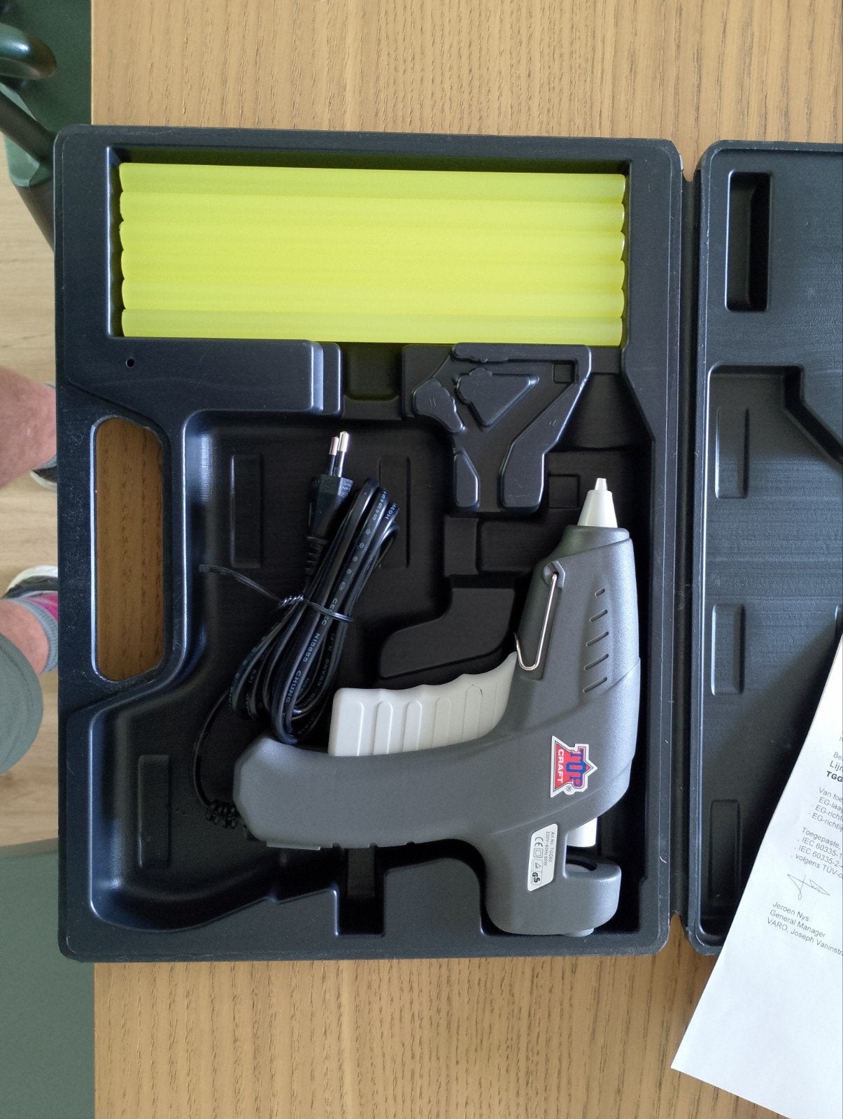 Top Craft Lijmpistool met Lijmsticks in Koffer, Ophalen of Verzenden, Nieuw