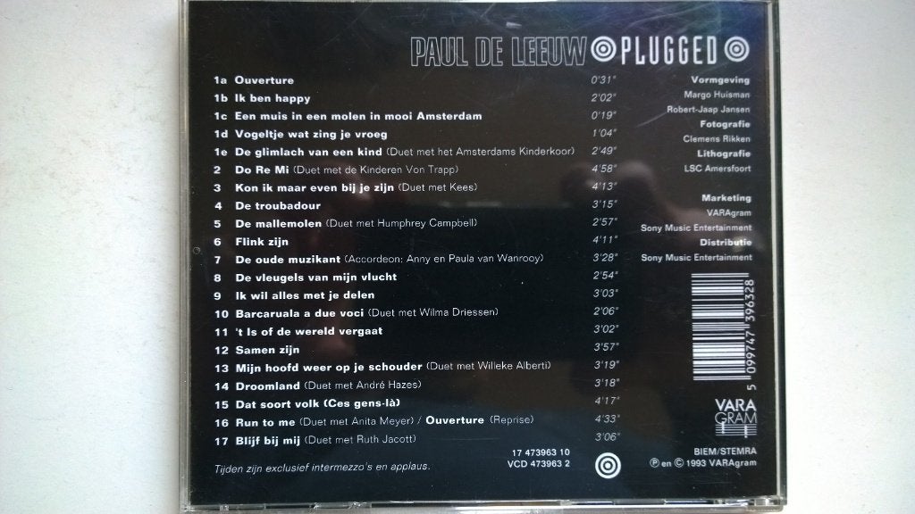 Paul de Leeuw - Plugged, Ophalen of Verzenden, Zo goed als nieuw, Pop, Album