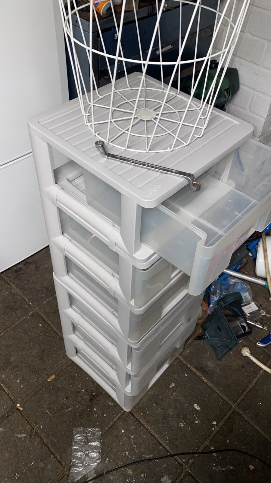 Keter kunstof opslag boxen met lades, Ophalen, 100 cm of meer, 60 cm of meer, Overige typen