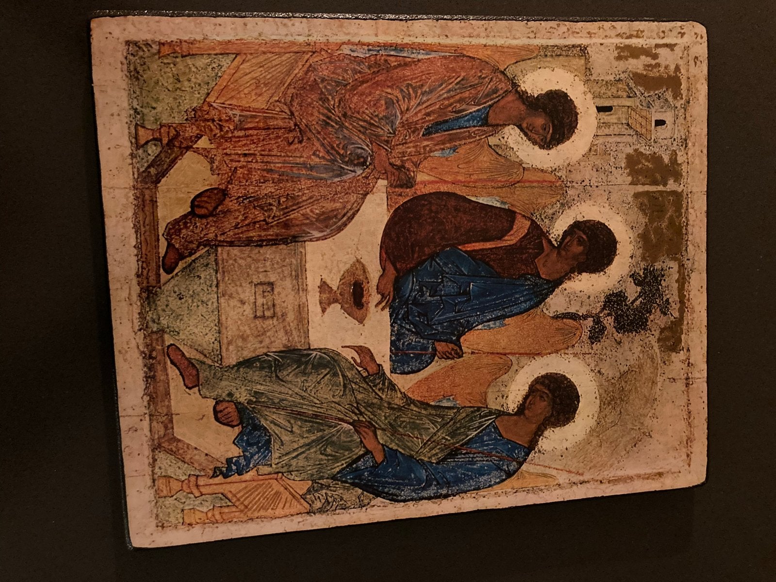 Andrei Rublev Drie-eenheid Icoon - Reproductie, Antiek en Kunst, Ophalen of Verzenden