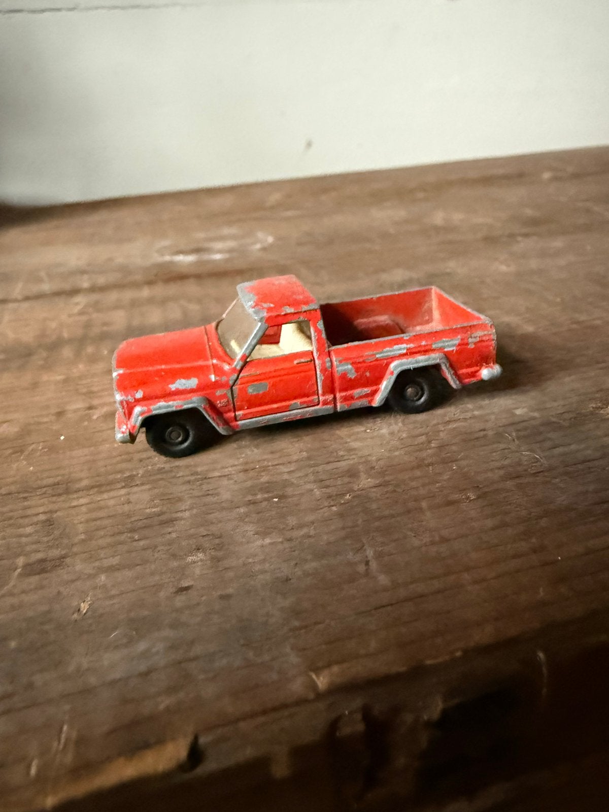 Vintage Matchbox Jeep Gladiator (Made in England), Ophalen of Verzenden, Gebruikt