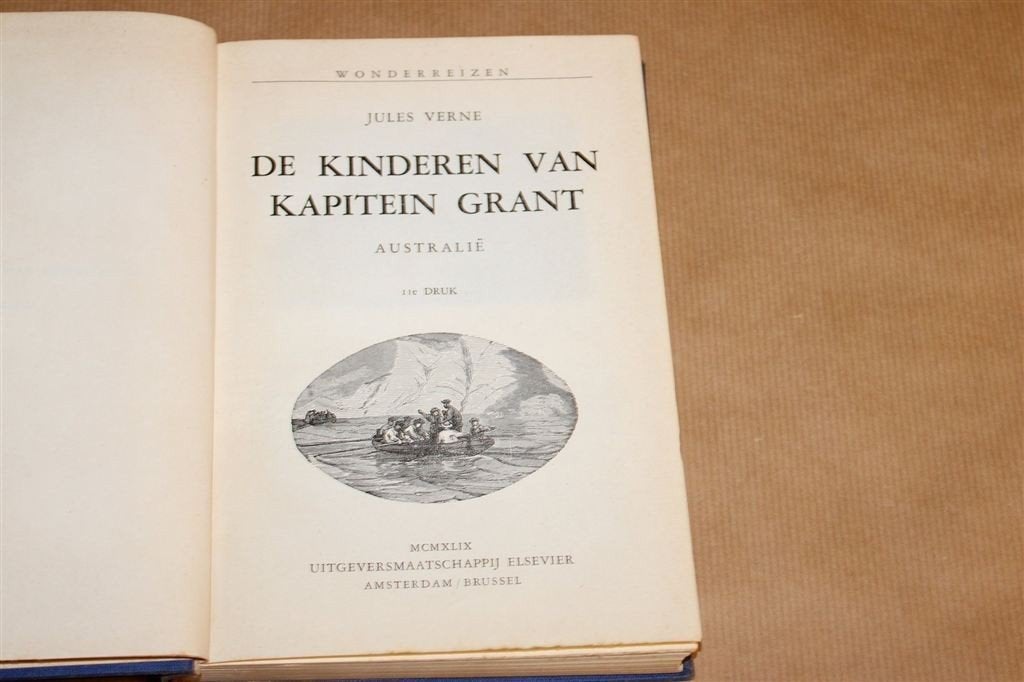 Kinderen Kapitein Grant — Australië — Jules Verne [1949], Ophalen of Verzenden, Gelezen