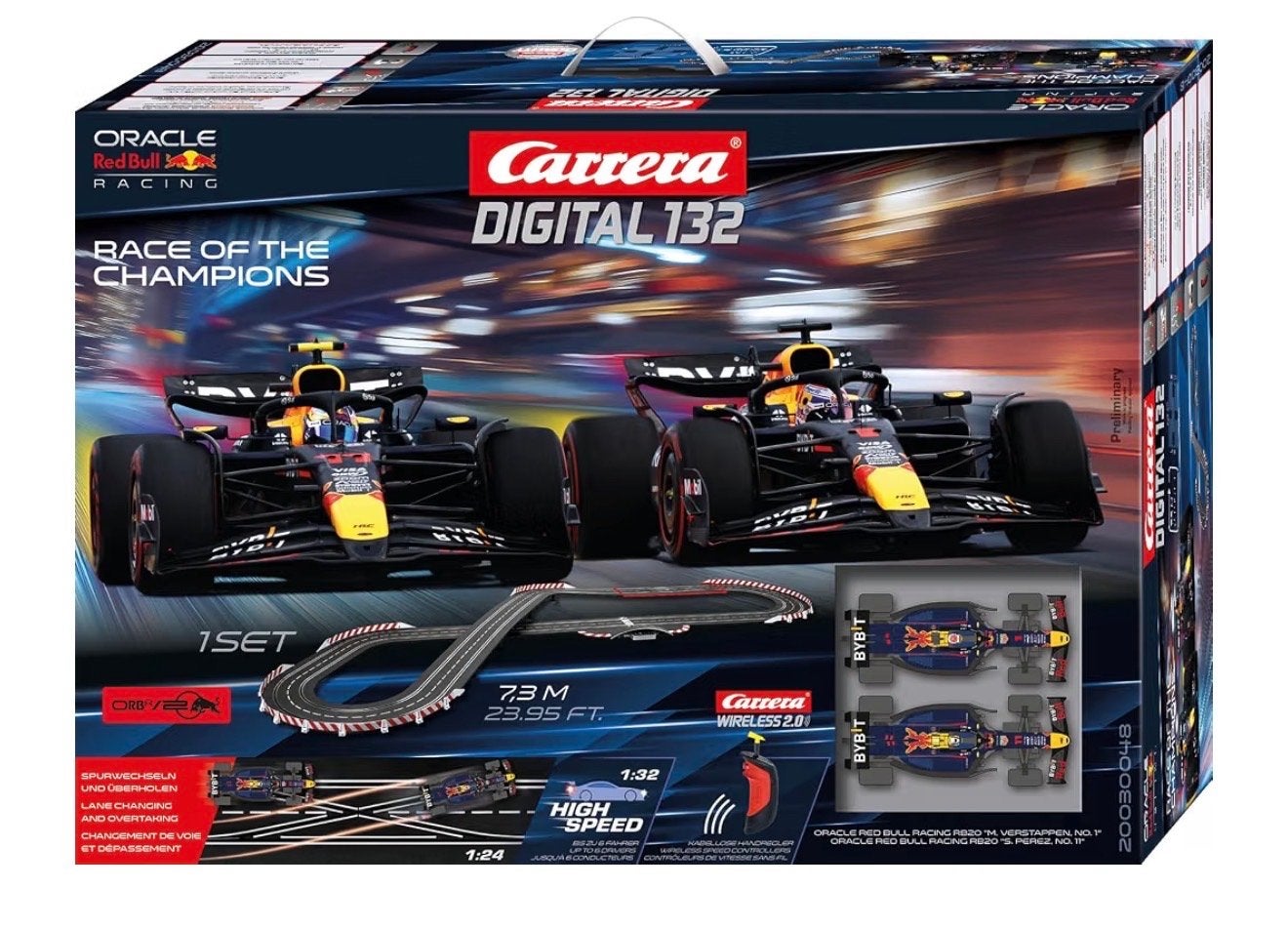 Carrera Digital 132 Max Verstappen RB20 Racebaan Draadloos, Kinderen en Baby's, Speelgoed | Racebanen, Ophalen, Racebaan, Carrera