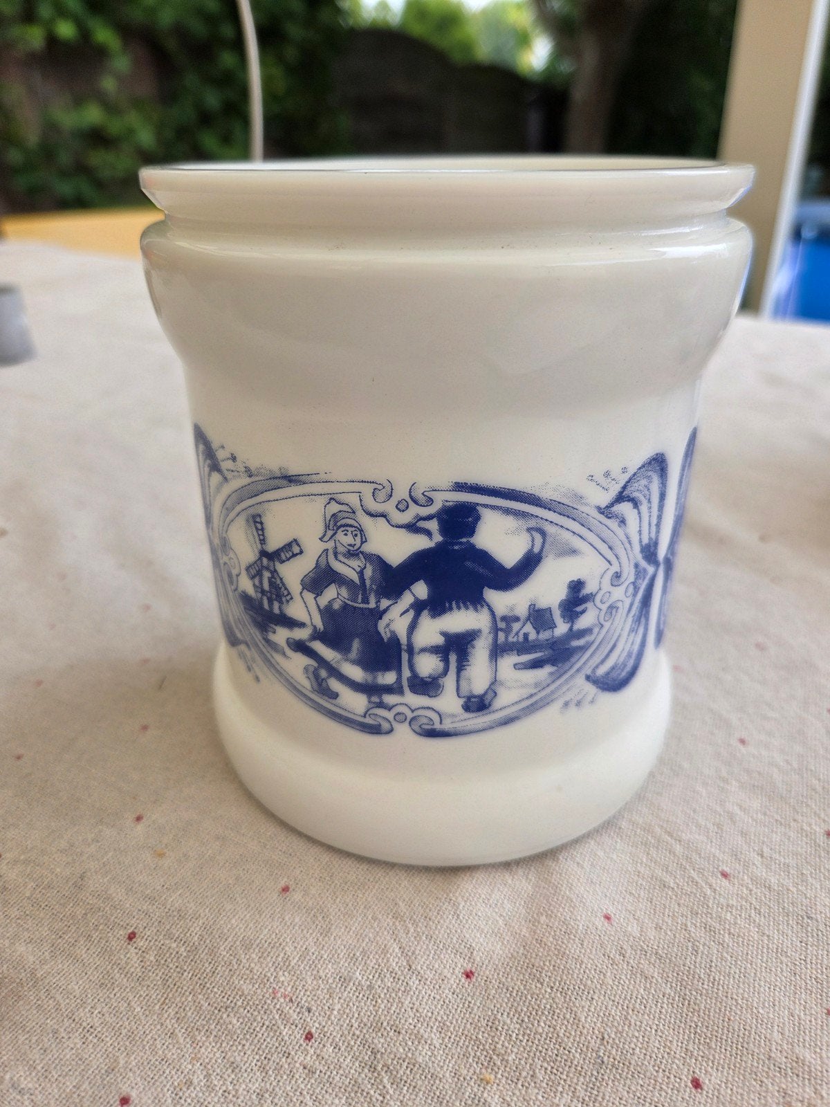 Vintage Willem II Sigarenfabrieken Porseleinen Pot, Ophalen of Verzenden