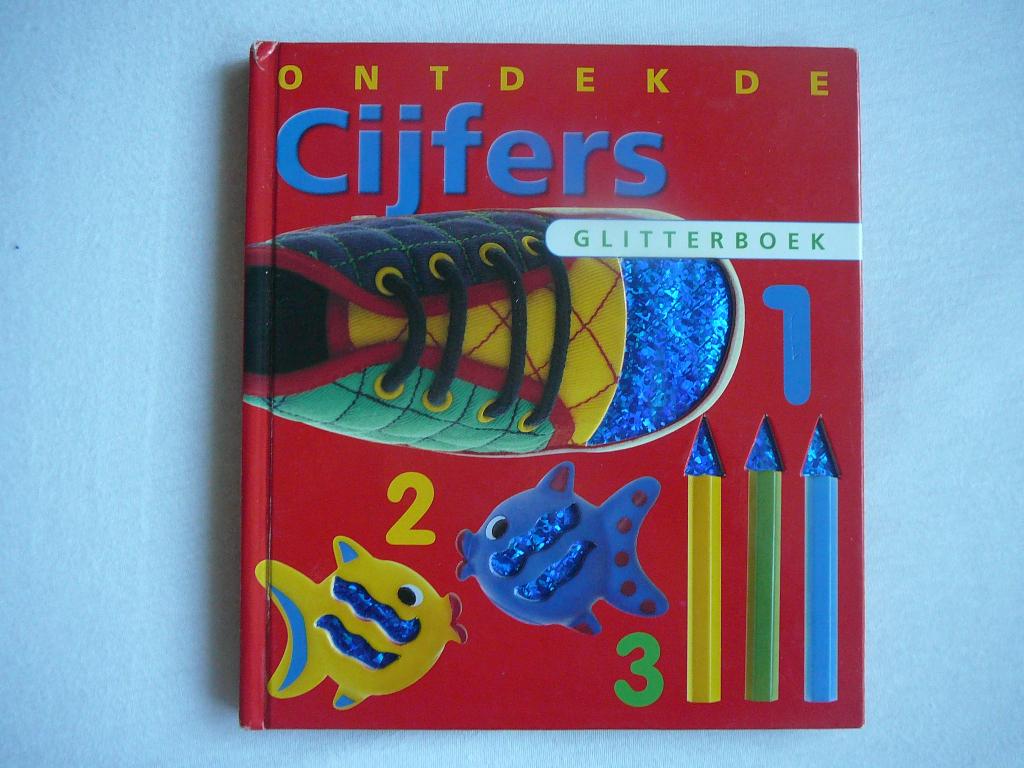 glitterboek, ontdek de cijfers, Ophalen of Verzenden