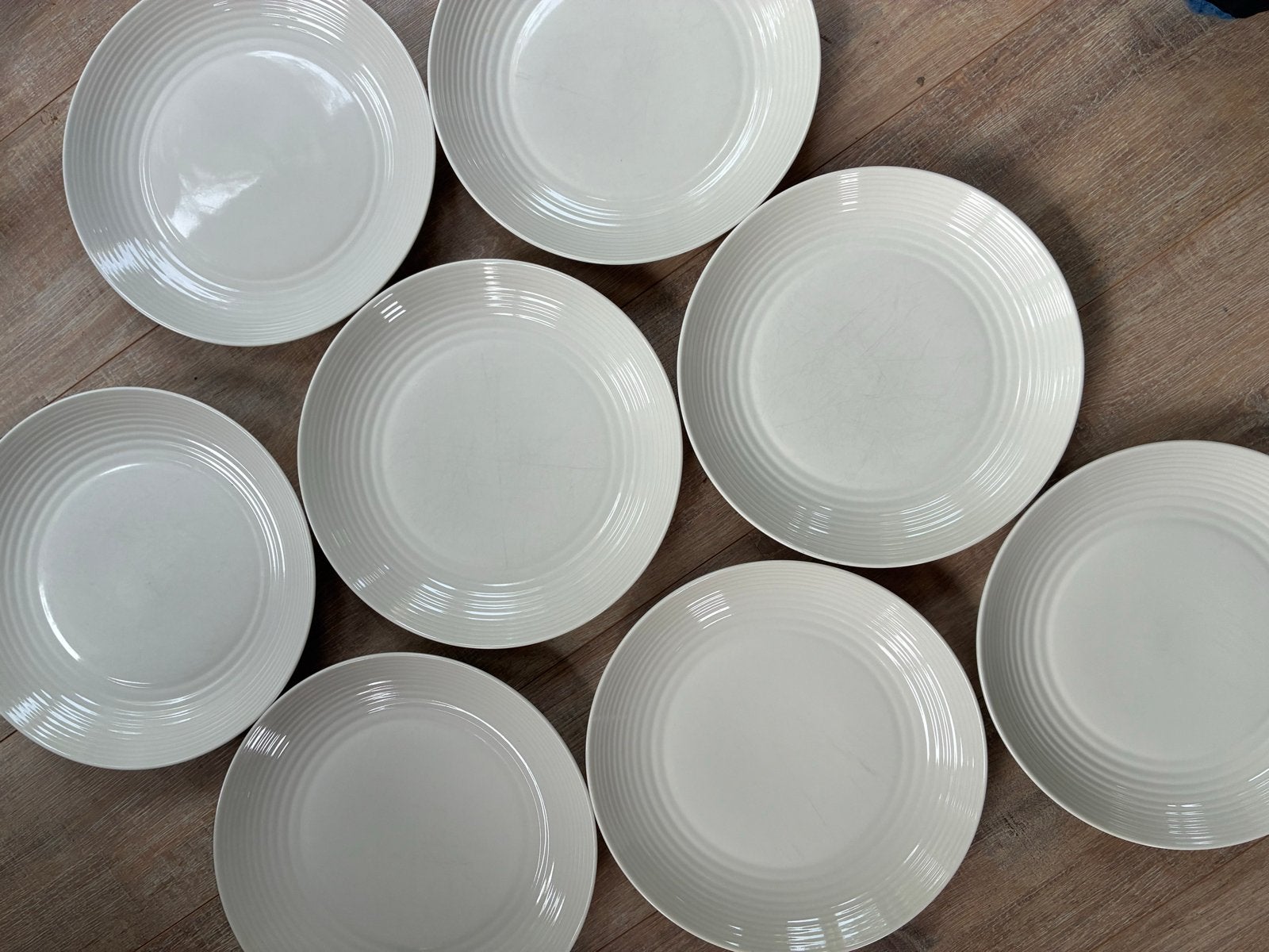 8x Witte Borden - Zo goed als nieuw, Overige merken, Ophalen of Verzenden, Zo goed als nieuw, Bord(en)