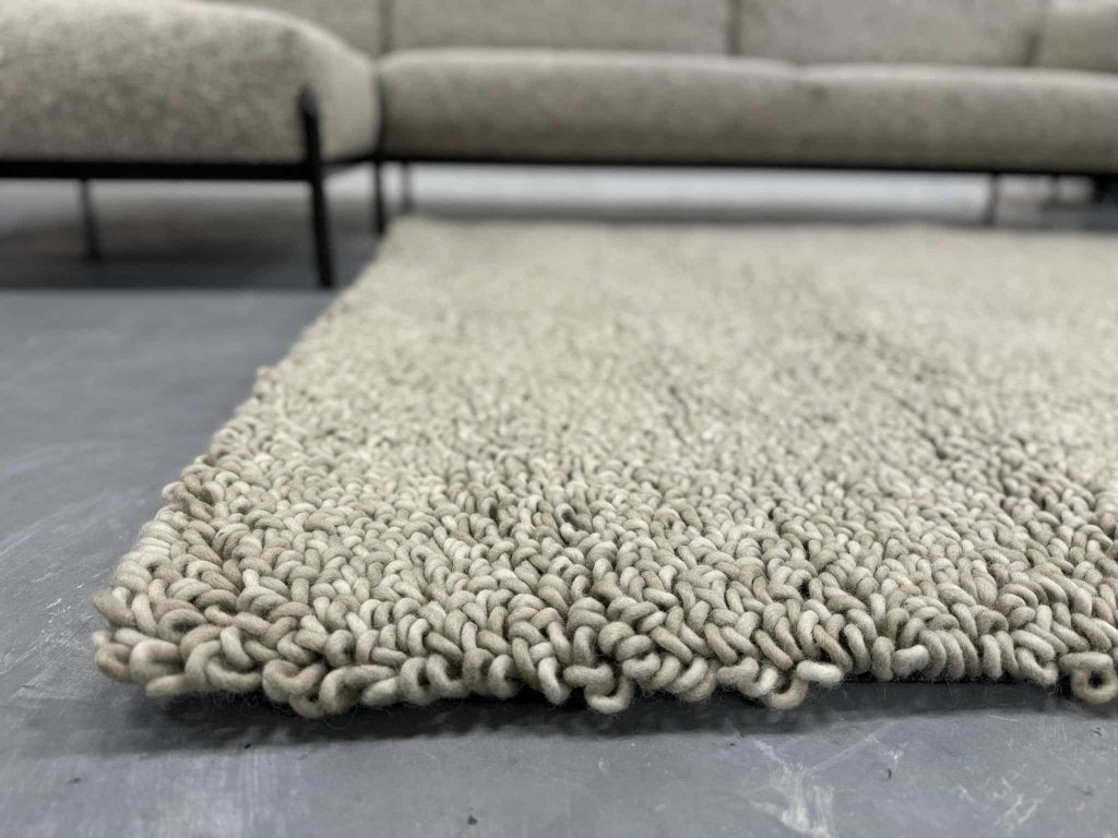 Brink en campman Metal Vloerkleed wol Design tapijt 170x240, Huis en Inrichting, Stoffering | Tapijten en Kleden, Grijs, 150 tot 200 cm