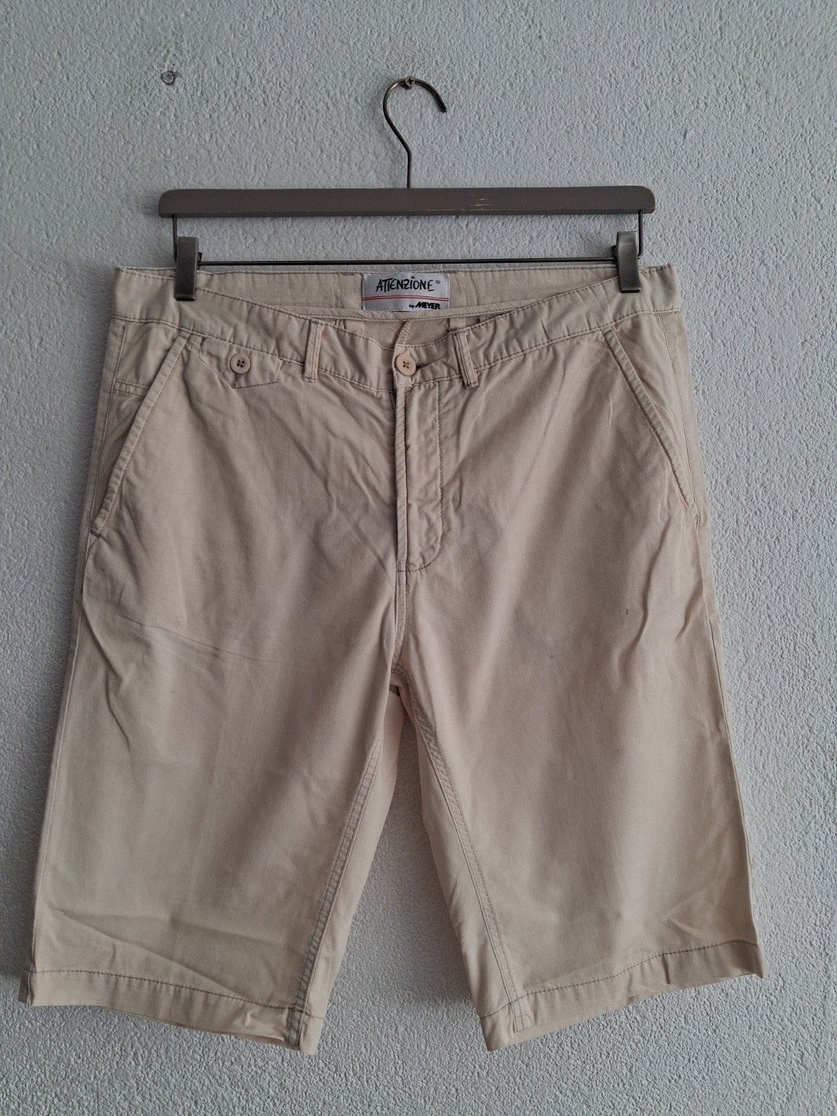 Atenzione by Meyer korte broek maat L, Maat 52/54 (L), Beige, Ophalen of Verzenden, Zo goed als nieuw