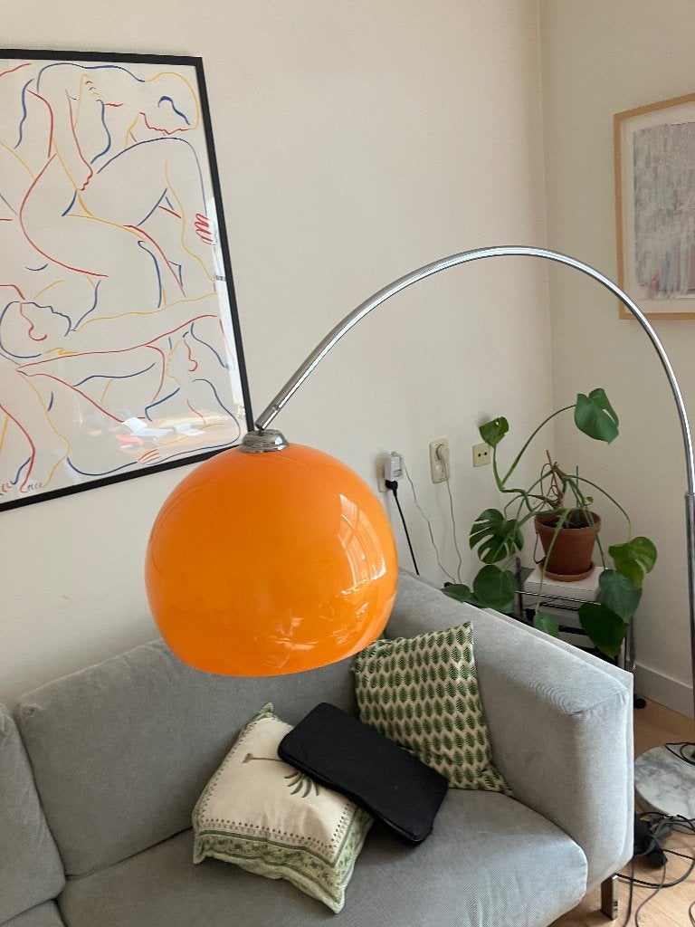 “KARE Design Space Age Bow Lamp | Orange | Marble Base”, Ophalen, Oranje