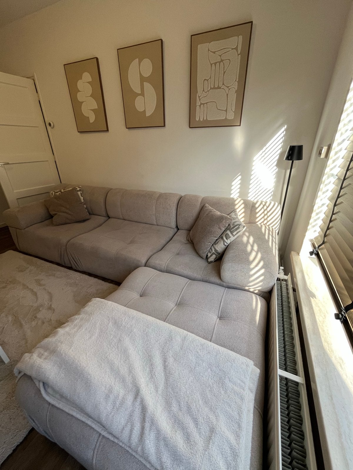 Comfortabele Hoekbank - Zo goed als nieuw, 250 tot 300 cm, 125 tot 150 cm, Hoekbank, Ophalen of Verzenden