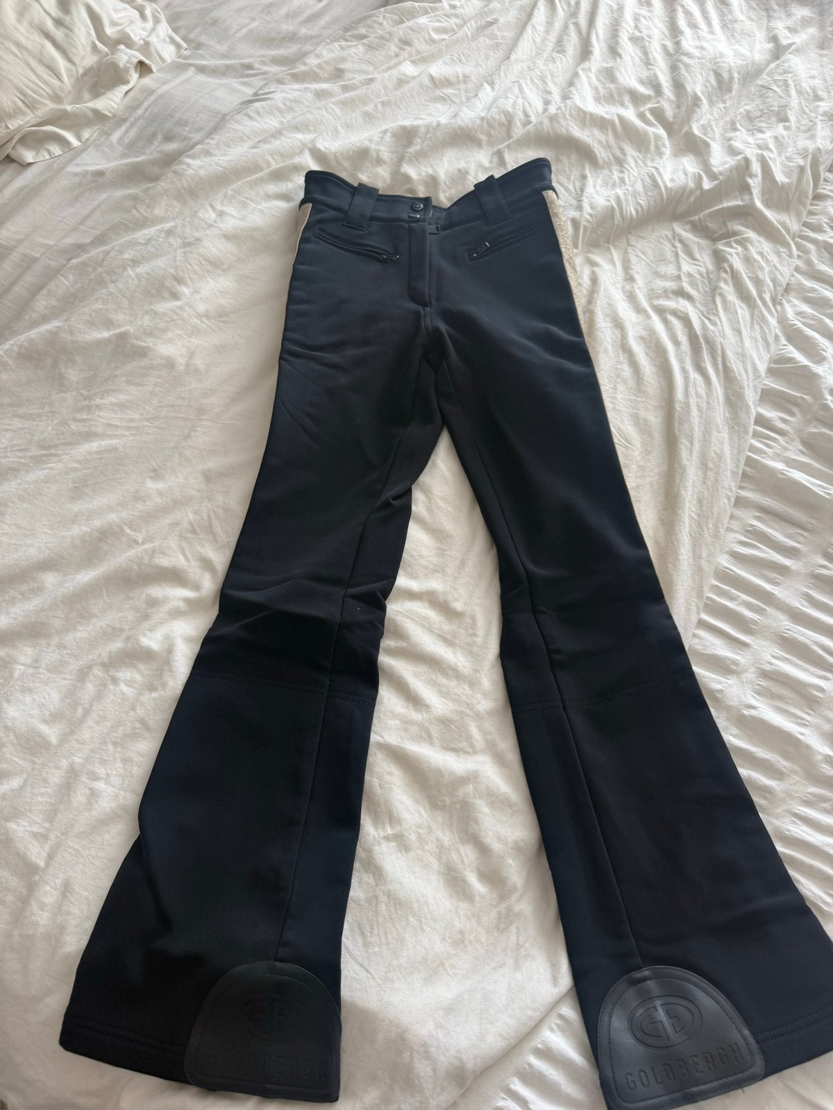 Goldbergh ski broek maat 36 met riem, Verzenden, Zo goed als nieuw, Maat 36 (S), Broek