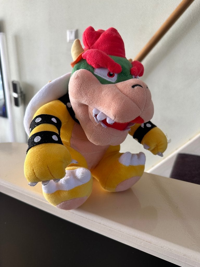 Bowser knuffel, Ophalen of Verzenden, Zo goed als nieuw, Overige typen, Middelgroot (20 tot 80 cm)