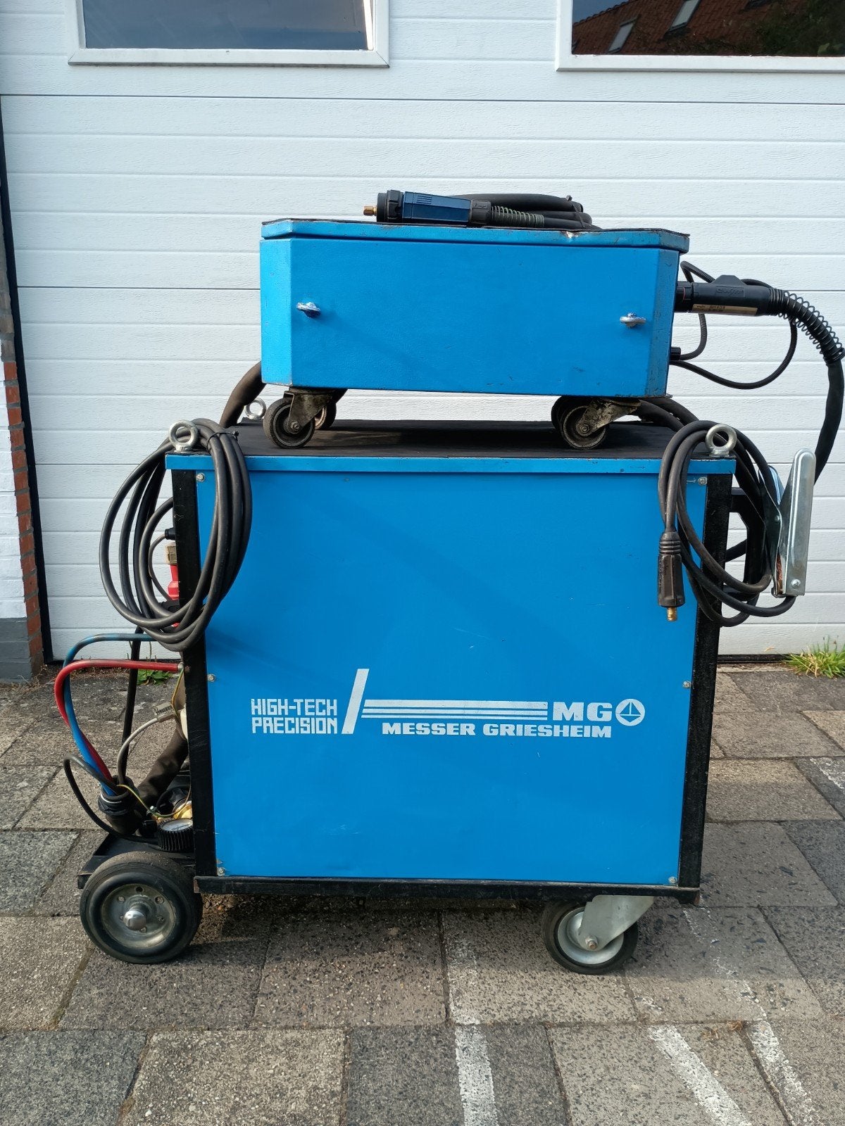 EWM / Messer Griesheim Profi MIG 400 S 400A 4x4 Watergekoeld, Ophalen, Gebruikt, 250 ampère of meer, Co2